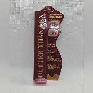 Too Faced Better Than Sex Volumizing Mascara Chocolate 8.0mL/0.27 Oz. New in Box